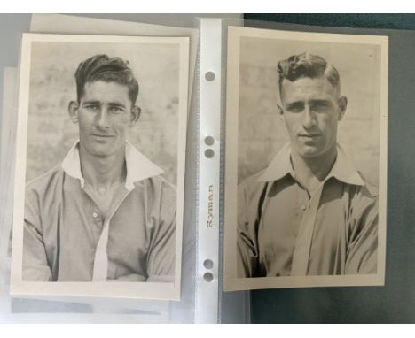 Southend United 1930s Football Press Photos: All roughly postcard size with press stamps to rear including Wilkes and City Pr