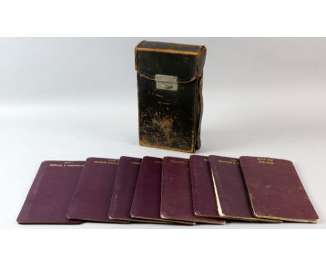 Collection of early 20th century Bacons  Cycling Ordnance Survey maps of Ireland, in  five booklets , Donegal & Enniskillem, 