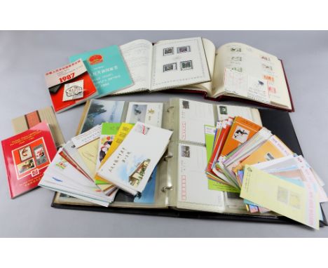 CHINA  Peoples Republic in Album and loose in envelopes, mostly 1983-1989 unmounted sets including 1983 Western Chamber Minia