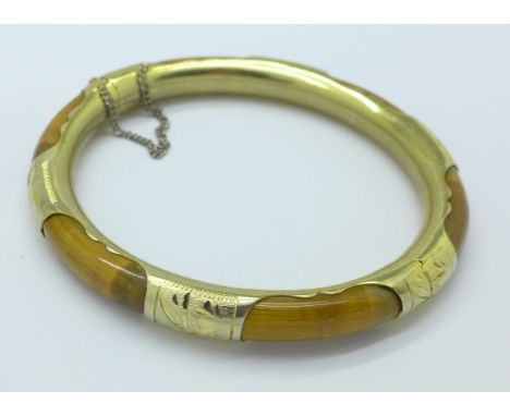 A tiger's eye bangle