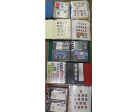 Great Britain stamps; Queen Victoria to Queen Elizabeth II housed in four albums, three first day cover albums (1963-1990's) 