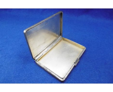 ENGINE TURNED HALL MARKED SILVER DUNHILL SMALL CIGARETTE CASE LONDON 1937