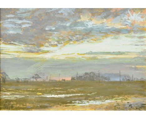 MARGARET GLASS (born 1950) British (AR) Last Light Pastels Signed and dated 94, old label to verso for The Haste Gallery, Ips