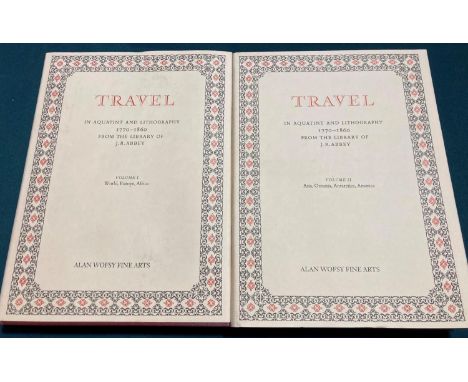 Abbey, Major J. R. Travel in Aquatint and Lithography 1770-1860, 2 volumes, 4to, San Francisco: Alan Wolfsy Fine Arts, 1991; 