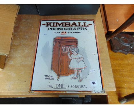 A vintage photograph sign