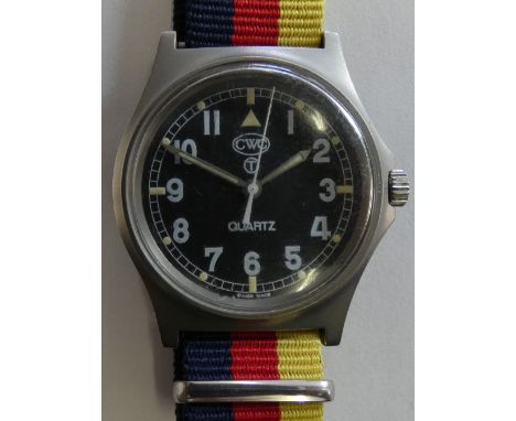 A CWC quartz military wristwatch issued to the British Army 1997, watch number 2576