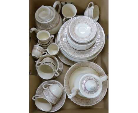 Miscellaneous China including, Masons Ashlea pattern tea service, Tony Wood toby jug, Poole ware , Sylvac and a variety of or