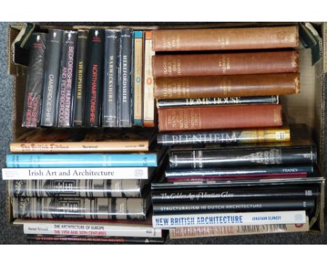 Five boxes of mainly architectural books