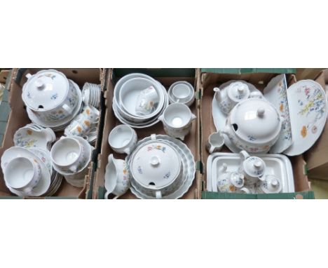 A dinner service by Selfmann Weiden to incude tureens, tea pots. (3)