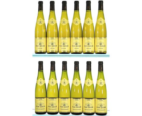 2019 Jean Geiler, Riesling OCC 6x75cl 2019 Jean Geiler, Gewurtztraminer OCC 6x75cl  Total 12x75clPreviously stored in a tempe