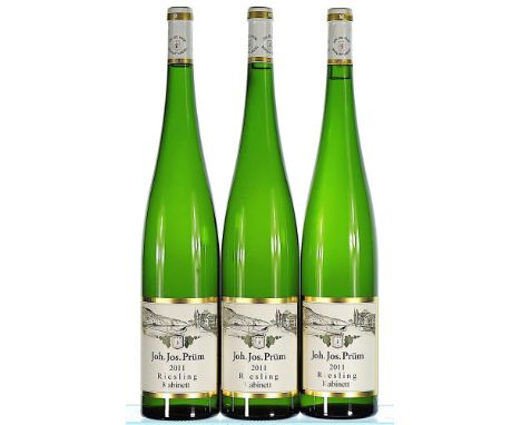 2011 Joh Jos Prum, Riesling Kabinett, Mosel OCC 3x150clRecently imported directly from the Weingut JJ Prum.Dreweatts are very