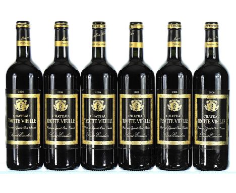 2006 Chateau Trotte Vieille Premier Grand Cru Classe B, Saint-Emilion Grand Cru  OWC 6x75cl  Labels slightly damaged.  Purcha