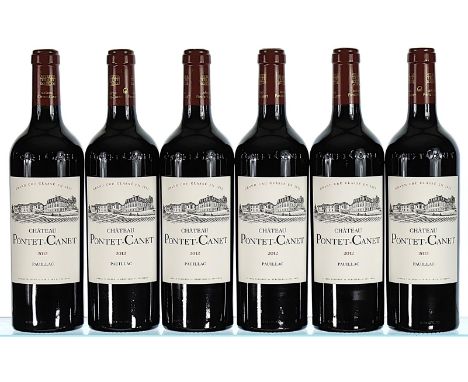 2012 Chateau Pontet-Canet 5eme Cru Classe, Pauillac OWC 6x75cl  Previously stored with The Wine Society.