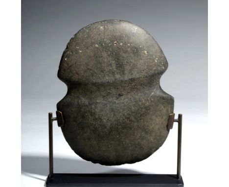 Pre-Columbian, Caribbean area, perhaps Dominican Republic, Taino/Arawak Indians, ca. 1200 to 1500 CE. An exceedingly large ax