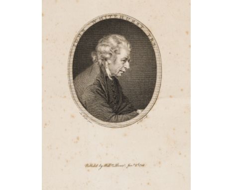 Horology and Geology.- Whitehurst (John) The Works, 4 parts in 1, engraved portrait frontispiece after Joseph Wright and 10 p