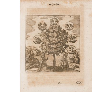 Musaeum Hermeticum.- Aureus tractatus de philosophorum lapide [and others], 7 parts ?only in 1 vol., some titles with engrave