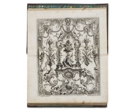 Ornament.- Bérain (Jean) &amp; others. [Livre de Desseins], collection of plates from various series, manuscript title within