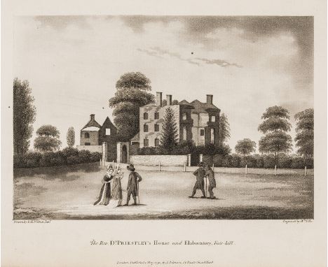 NO RESERVE Views of the Ruins of the Principal Houses destroyed during the Riots at Birmingham, first edition, 8 aquatint pla