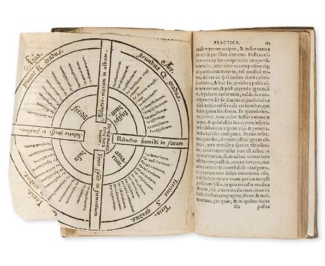 Alchemy.- Lullius (Raymundus) Testamentum..., duobus libris universam artem chymicam complectens, collation: A4 B-Hh8, 2 fold
