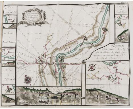 Mining.- Pyrenees.- Dietrich (Philippe-Frédéric de) Description des gîtes de minerai, des forges et des salines de Pyrénées, 