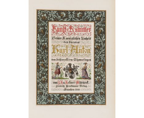 NO RESERVE Gruner (Louis) The Green Vaults Dresden, portrait and 28 plates, all but 4 chromolithographed and mounted, origina