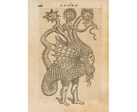 Nazari (Giovanni Battista) Della tramutatione metallica sogni tre, collation: *4 A-Y4, title with first word in woodcut carto