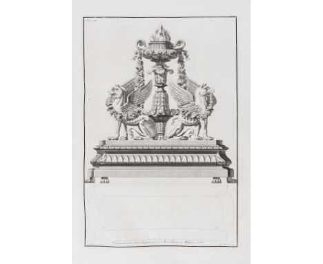 Ornament.- Albertolli (Giocondo) Alcune Decorazioni di Nobili Sale ed Altri Ornamenti, engraved throughout with title, dedica