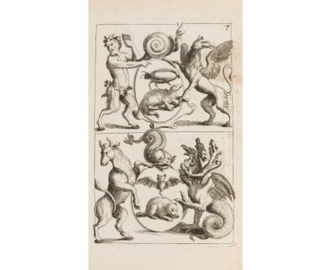 NO RESERVE Emblemata.- Verrien (Nicolas) Recueil d'Emblemes, Devises, Medailles, et Figures Hieroglyphiques, 3 parts in 1, en