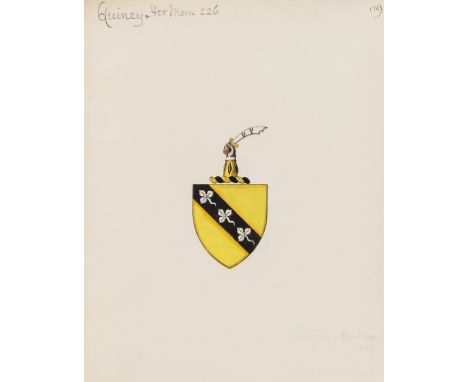 Bedford (William Kirkpatrick Riland, antiquary and genealogist, rector of Sutton Coldfield, 1826-1905) A Collection of Arms o