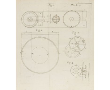 Longitude.- Harrison (John) Principes de la Montre de Mr. Harrison, avec les Planches relatives, first French edition, text i