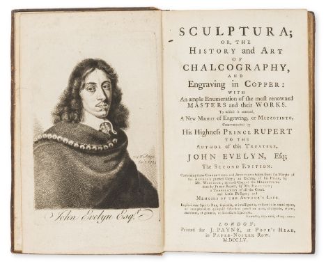 NO RESERVE Mezzotint engraving.- Evelyn (John) Sculptura; or, the History and Art of Chalcography, and Engraving in Copper, s