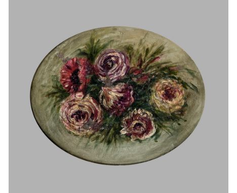 Unbekannte/r impressionistische/r Künstler/in (19./20. Jahrhundert), wohl Frankreich "Blumenstillleben", Darstellung von Chry