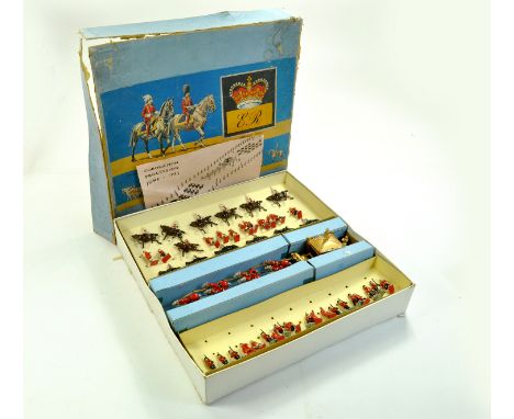 Johillco Coronation Procession Figure Set. Impressive issue comprises many figures, some mounted plus coronation coach etc. F