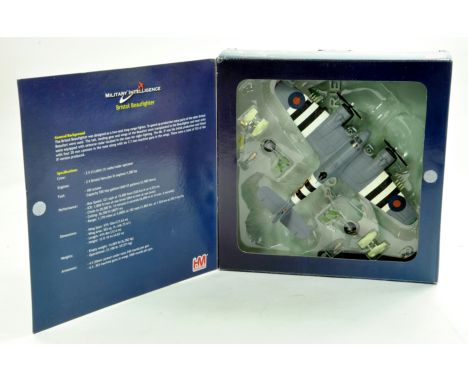 Model Aircraft issue comprising Hobby Master Bristol Beaufighter. Generally appears excellent with box however missing a gun 
