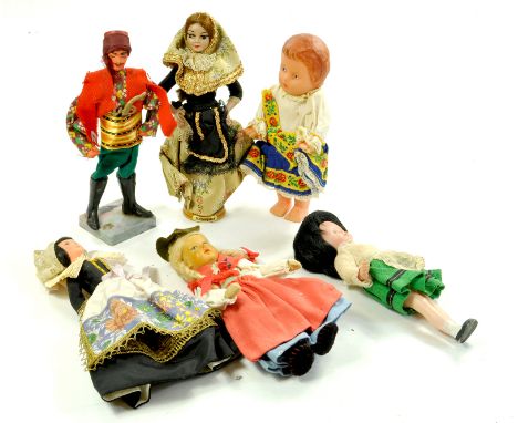 Various and Interesting group of Miniature Vintage Dolls, various Countries. Generally good. Enhanced Condition Reports: We a