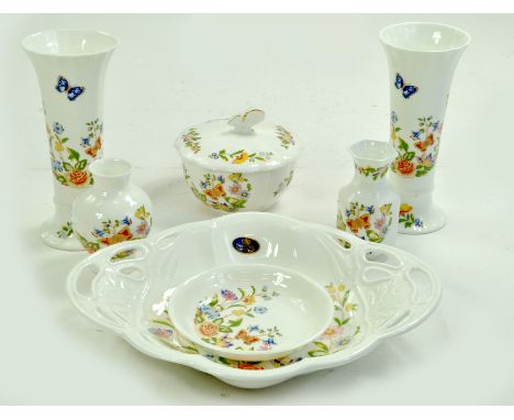 Aynsley cottage garden ceramic set. Generally Good to Very Good.  Enhanced Condition Reports: We are more than happy to provi