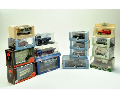 A misc diecast group comprising boxes issues including Oxford, EFE, corgi etc. Scales of 1/76 and 1/43. Excellent with boxes.
