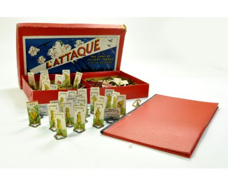 Vintage game of L'attaque. Strategy game looks predominantly complete with many figures.  Enhanced Condition Reports: We are 