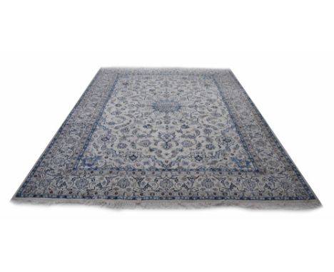 Fine Persian Nain Carpet, 140" x 100" approx