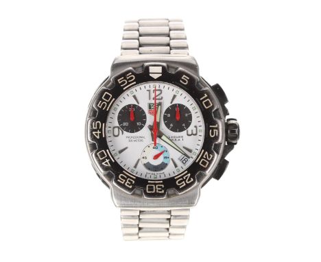 Tag Heuer Formula 1 Professional chronograph stainless steel gentleman's wristwatch, reference no. CAC1111-0, serial no. LR0x