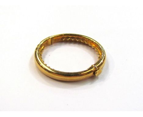 An 18ct gold Cartier ponytail ring / clip, boxed