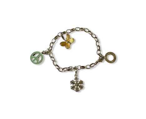A collection of silver Thomas Sabo jewellery including a beaded bracelet, pearl bracelet, ball link bracelet, charm bracelet 