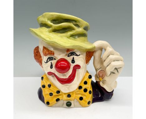 Royal Doulton large character jug titled The Clown, model number D6834, designed by Stanley James Taylor and released in 1988