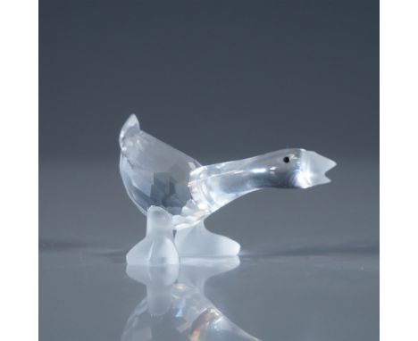 This retired Swarovski crystal Harry Gosling was part of the Barnyard Friends theme group and his body is made from clear fac