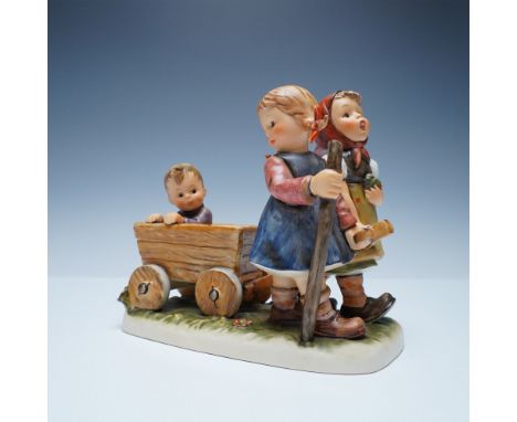 Goebel Hummel figurine titled Pleasant Journey, part of the Century Collection. This detailed figurine features three childre