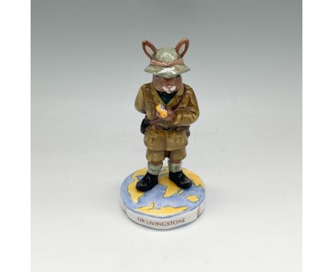 Royal Doulton Bunnykins Dr. Livingstone figurine, part of The Great Explorers collection. This charming hand-made and hand-de