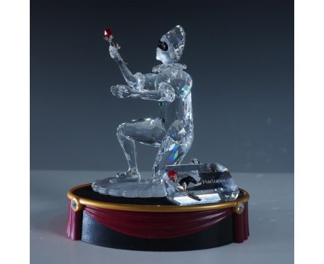 Released exclusively as the Annual Edition for Swarovski Crystal Society (SCS) members in 2001, this exquisite Harlequin figu