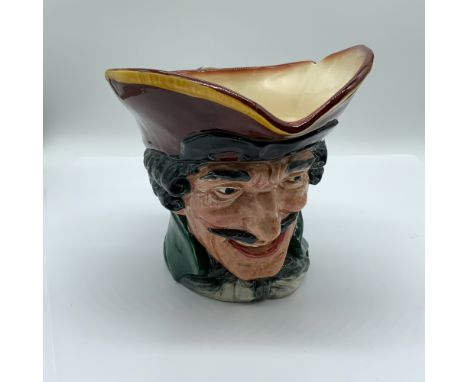 This Royal Doulton character jug represents Dick Turpin, model number D5485, produced between 1935 and 1960. Standing at 6.5 