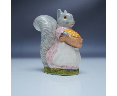 This charming Royal Albert porcelain figurine captures Goody Tiptoes, the delightful squirrel from Beatrix Potter's beloved t