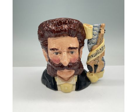 Royal Doulton Johann Strauss II character jug, model number D 7097, designed by Stanley James Taylor and issued in 1997. This